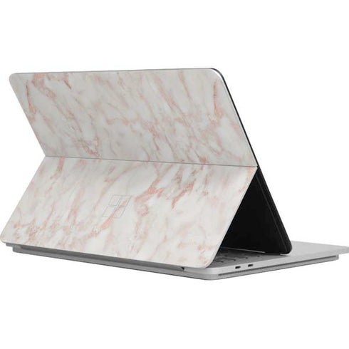 Rose Gold Marble Surface Laptop Studio Skin